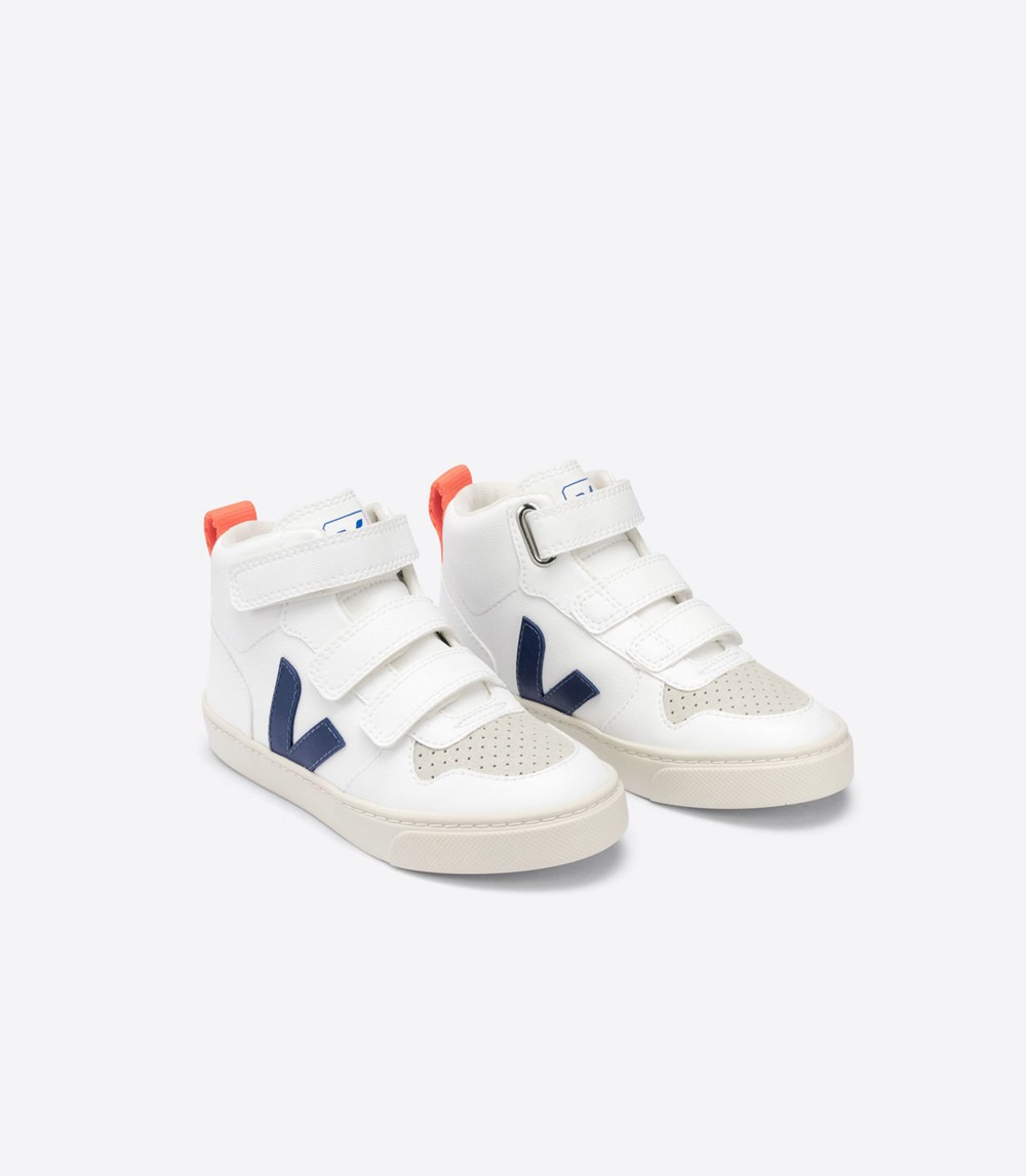 Veja Sneakers Kids - V-10 Mid Cwl - White - 9561ITLHF